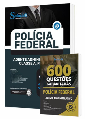 Combo Impresso Polícia Federal (PF) - Agente Administrativo - Imagem 1