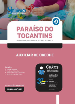 Apostila Prefeitura de Paraíso do Tocantins - TO - Auxiliar de Creche - Imagem 3