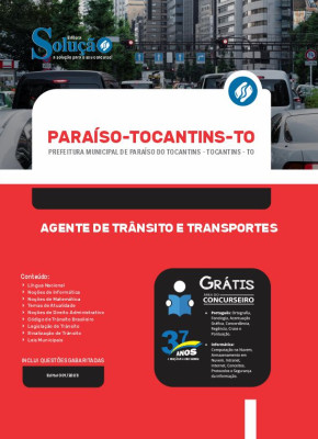 Apostila Prefeitura de Paraíso do Tocantins - TO - Agente de Trânsito e Transportes - Imagem 3