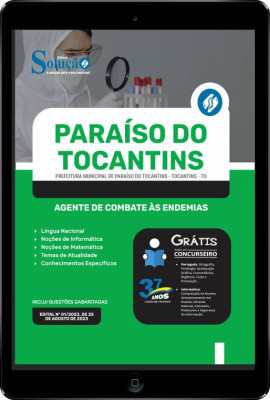 Apostila Prefeitura de Paraíso do Tocantins - TO em PDF - Agente de Combate às Endemias - Imagem 1