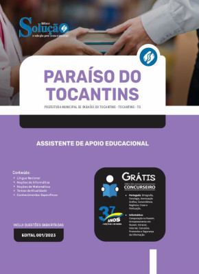 Apostila Prefeitura de Paraíso do Tocantins - TO - Assistente de Apoio Educacional - Imagem 3