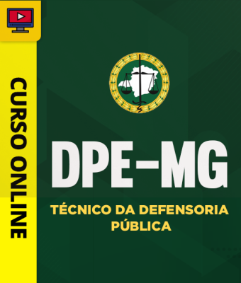 Curso DPE-MG - Técnico da Defensoria Pública - Imagem 1