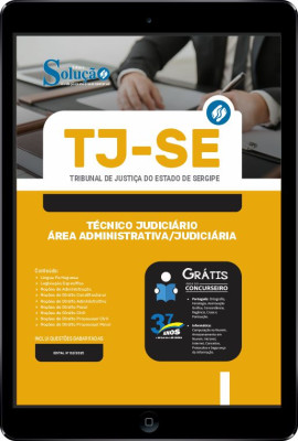 Apostila TJ-SE em PDF - Técnico Judiciário - Área Administrativa/Judiciária - Imagem 1