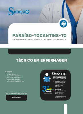 Apostila Prefeitura de Paraíso do Tocantins - TO - Técnico em Enfermagem - Imagem 3