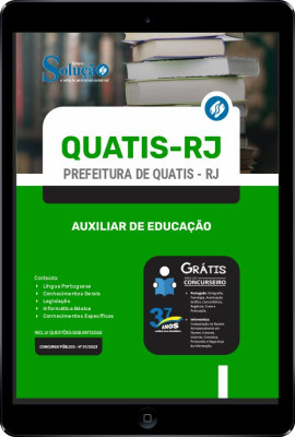 Apostila Prefeitura de Quatis - RJ em PDF - Auxiliar de Educação - Imagem 1