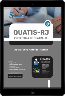 Apostila Prefeitura de Quatis - RJ em PDF - Assistente Administrativo - Imagem 1