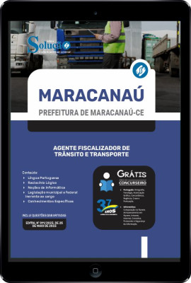 Apostila Prefeitura de Maracanaú - CE em PDF - Agente Fiscalizador de Trânsito e Transporte - Imagem 1