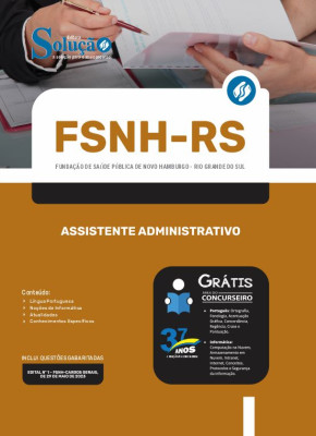 Apostila FSNH-RS - Assistente Administrativo - Imagem 3