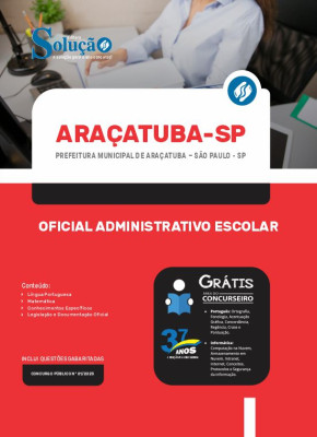 Apostila Prefeitura de Araçatuba - SP - Oficial Administrativo Escolar - Imagem 3