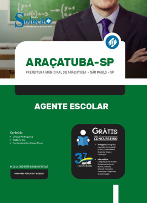 Apostila Prefeitura de Araçatuba - SP - Agente Escolar - Imagem 3