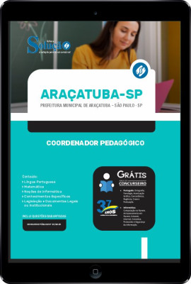 Apostila Prefeitura de Araçatuba - SP em PDF - Coordenador Pedagógico - Imagem 1