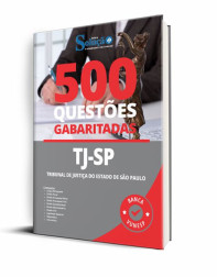 Capa Caderno de Questões TJ-SP - 500 Questões Gabaritadas