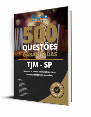 Caderno de Questões TJM-SP - Escrevente Técnico Judiciário - 500 Questões Gabaritadas - Imagem 1