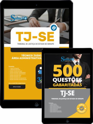 Combo Digital TJ-SE - Técnico Judiciário - Área Administrativa/Judiciária - Imagem 1