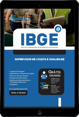 Apostila IBGE em PDF - Supervisor de Coleta e Qualidade - Imagem 1