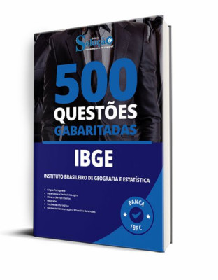 Caderno de Questões IBGE - 500 Questões Gabaritadas - Imagem 1