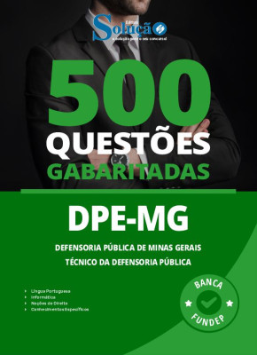 Caderno de Questões DPE-MG - Técnico da Defensoria Pública - 500 Questões Gabaritadas - Imagem 2