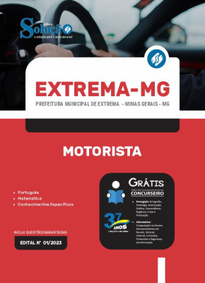 Apostila Prefeitura de Extrema - MG - Motorista - Imagem 3