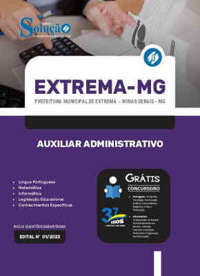 Apostila Prefeitura de Extrema - MG - Auxiliar Administrativo - Imagem 3