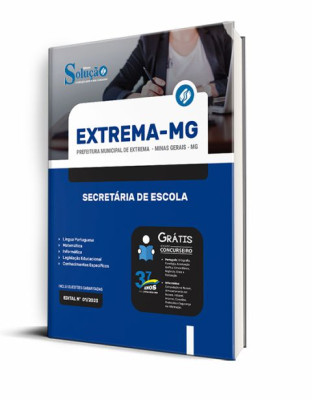 Apostila Prefeitura de Extrema - MG - Secretária de Escola - Imagem 2