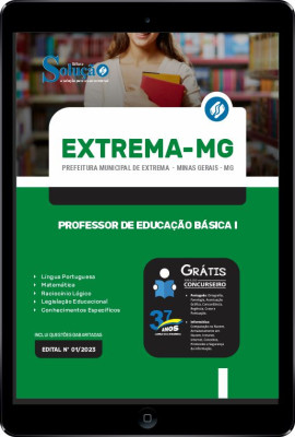 Apostila Prefeitura de Extrema - MG em PDF - Professor de Educação Básica I - Imagem 1