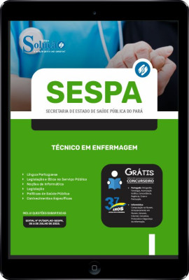 Apostila SESPA em PDF - Técnico em Enfermagem - Imagem 1