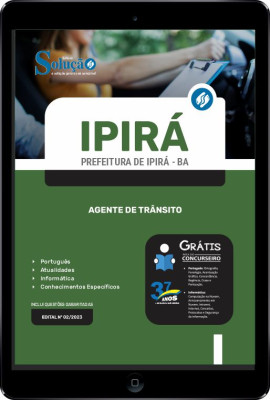 Apostila Prefeitura de Ipirá - BA em PDF - Agente de Trânsito - Imagem 1