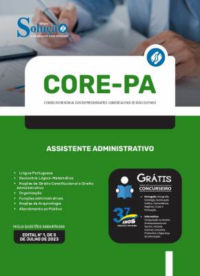 Apostila CORE-PA - Assistente Administrativo - Imagem 3