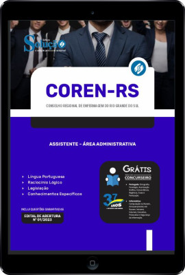 Apostila COREN-RS em PDF - Assistente - Área Administrativa - Imagem 1