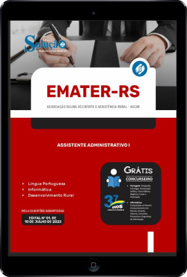 Apostila EMATER-RS em PDF - Assistente Administrativo I - Imagem 1