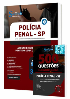 Combo Impresso SAP-SP - Agente de Segurança Penitenciária de Classe I