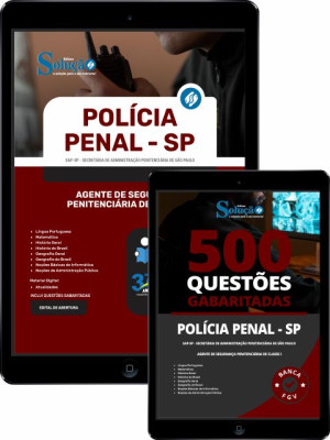 Combo Digital SAP-SP – Agente de Segurança Penitenciária de Classe I