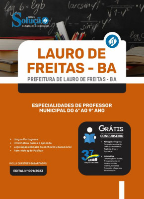 Apostila Prefeitura de Lauro de Freitas - BA - Comum Professor Municipal (6º ao 9º ano) - Imagem 3