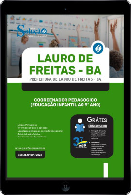 Apostila Prefeitura de Lauro de Freitas - BA em PDF - Coordenador Pedagógico (Educação Infantil ao 9º ano) - Imagem 1