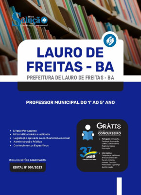 Apostila Prefeitura de Lauro de Freitas - BA - Professor Municipal do 1º ao 5º ano - Imagem 3