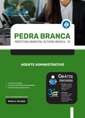 Apostila Prefeitura de Pedra Branca - CE - Agente Administrativo - Imagem 3