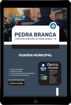 Apostila Prefeitura de Pedra Branca - CE em PDF - Guarda Municipal - Imagem 1