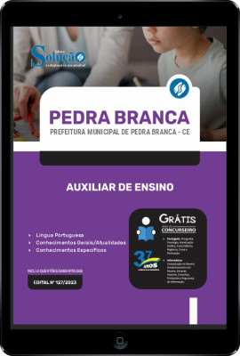 Apostila Prefeitura de Pedra Branca - CE em PDF - Auxiliar de Ensino - Imagem 1