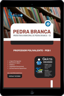 Apostila Prefeitura de Pedra Branca - CE em PDF - Professor Polivalente - PEB I - Imagem 1