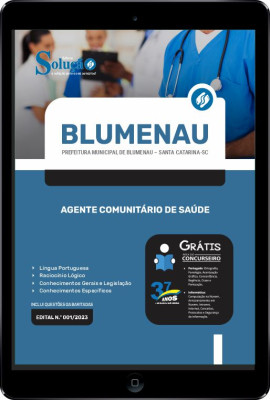 Apostila Prefeitura de Blumenau - SC em PDF - Agente Comunitário de Saúde - Imagem 1