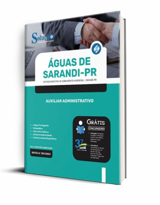 Apostila Águas de Sarandi - PR - Auxiliar Administrativo - Imagem 2