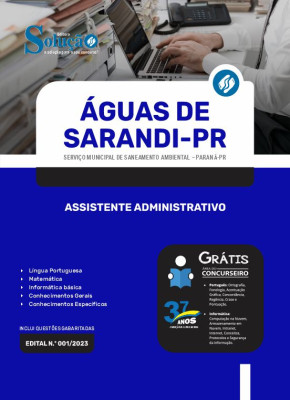 Apostila Águas de Sarandi - PR - Assistente Administrativo - Imagem 3