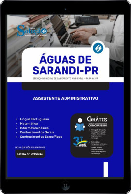 Apostila Águas de Sarandi - PR em PDF - Assistente Administrativo - Imagem 1