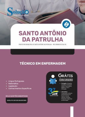 Apostila Prefeitura de Santo Antônio da Patrulha - RS - Técnico em Enfermagem - Imagem 3