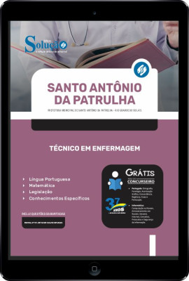 Apostila Prefeitura de Santo Antônio da Patrulha - RS em PDF - Técnico em Enfermagem - Imagem 1