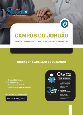 Apostila Prefeitura de Campos do Jordão - SP - Cuidador e Auxiliar de Cuidador - Imagem 3