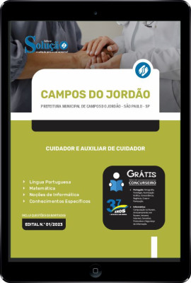 Apostila Prefeitura de Campos do Jordão - SP em PDF - Cuidador e Auxiliar de Cuidador - Imagem 1