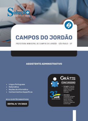 Apostila Prefeitura de Campos do Jordão - SP - Assistente Administrativo - Imagem 3