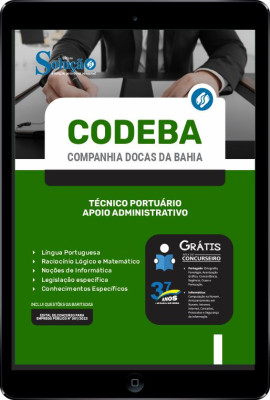 Apostila CODEBA em PDF - Técnico Portuário - Apoio Administrativo - Imagem 1