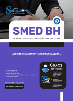 Apostila SMED-BH - Assistente Administrativo Educacional - Imagem 3